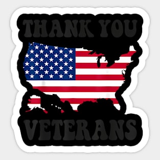 Veterans Day Memorial Day Partiotic Military Usa Sticker